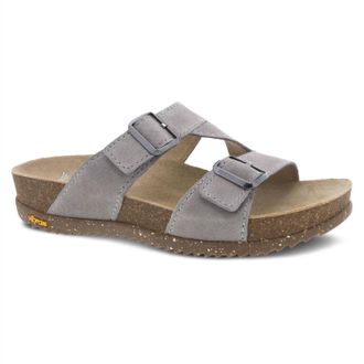Dansko Womens Dayna Two Strap Sandal In Stone