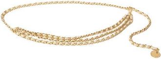 B-Low The Belt Mini Gissel Chain Belt in Bone Gold at Nordstrom