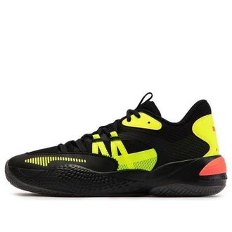 Puma Court Rider 2.0 Glow Stick Black Lime Squeeze 377393-01