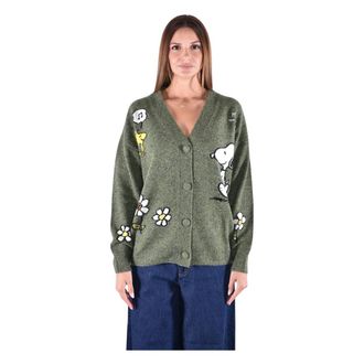 MC2 Saint Barth Sasi Cardigan - Dames - Truien - Groen - Maat: Xs/S Zijde