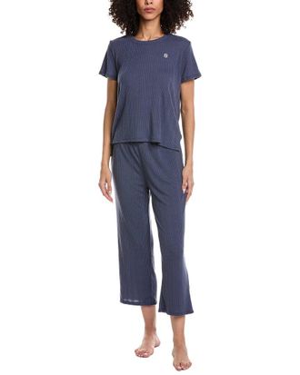 Tommy Hilfiger 2Pc T-Shirt & Crop Pant Pajama Set