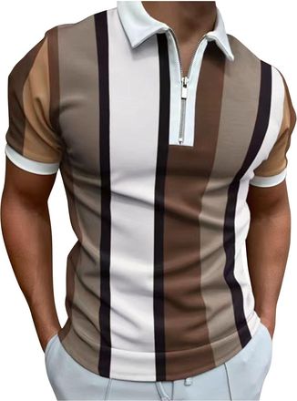 Generic Mens Polo,Lightweight Breathable Polo Shirt Boys 15-16 White Cotton T Shirts for Men UK Adult XXXL Work Out Top |