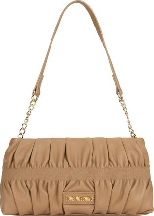 Love Moschino Borsa a Spalla Raccoglitrice - - Bags - Donna - Beige - ONE SIZE