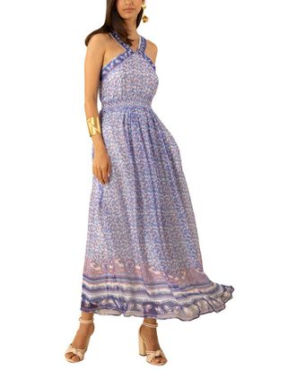 Hale Bob Hale Bob Janiyah Silk-Blend Midi Dress