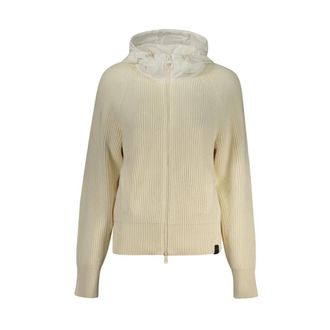 North Sails Hooded Zip Cardigan - Dames - Vesten - Beige - XL - Polyester - Truien & Vesten