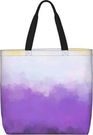 Generic Women Handbag Asexual Pride Flag Lgbtq Pride Month Travel Tote Bag Casual Fashion Ladies Purse, For Gym, Birthday, Wedding, Swim, Work