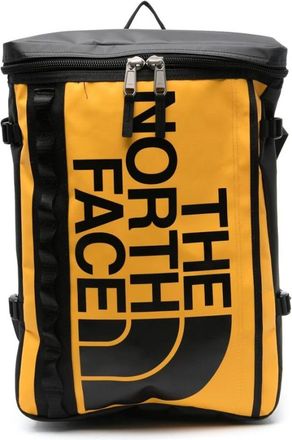 The North Face Logo Print Schooltassen Rugzakken - Heren - Rugtassen - Geel - ONE Size - Fitness