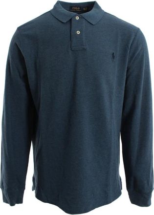 Ralph Lauren Slim Fit Polo - Heren - Polos - Blauw - S - Katoen - Tops