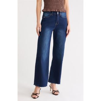Vigoss Stella Barrel Leg Jeans in Dark Wash at Nordstrom Rack, Size 24