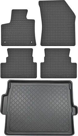 OEM Peugeot 3008 Ii Crossover A Partir De Noviembre De 2016. Juego De Alfombrillas De Goma Para Coche + Alfombrilla Para Maletero