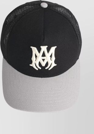 Amiri cotton cap with curved brim and mesh back