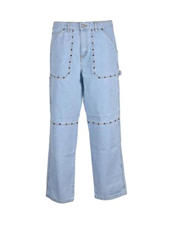 Iuter Light Blue Utility Cotton Jeans