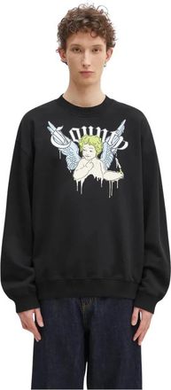 Marcelo Burlon Stijlvolle Sweatshirts en Hoodies - Heren - Sweatshirts - Zwart - XL - Hoodies & sweatvesten