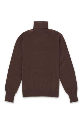 Fortela Shannon High Neck Jumper in Dark Brown at Nordstrom, Size Medium Eu