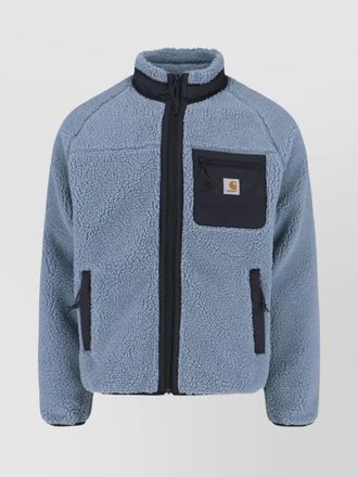 Carhartt Work in Progress fleece jacket with high collar and pockets