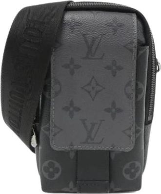 Louis Vuitton Pre-owned Vintage Canvas Crossbody Tas - Heren - Vintage Schoudertas - Zwart - ONE Size - Vintage