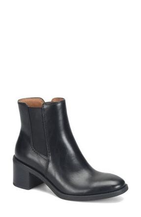 S&ouml;fft Hazel Side Zip Bootie in Black at Nordstrom Rack, Size 8.5