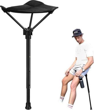 OEM Tabouret Pliable R&eacute;glable En Hauteur - Alliage Aluminium - Pour P&ecirc;che Jardinage Ext&eacute;rieur Int&eacute;rieur - 1 Pi&egrave;ce