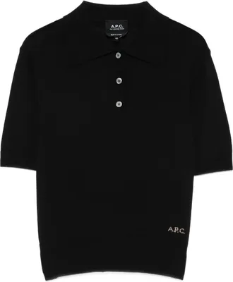 A.P.C. A. p.c. Logo-detail Polo Top