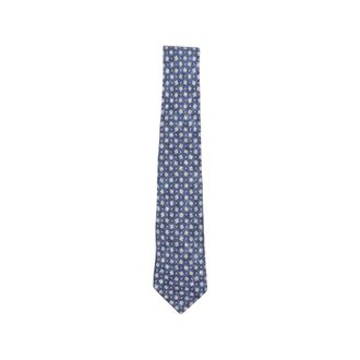 Kiton Ties, male, Multicolor, Size: ONE SIZE Floral-print Silk Tie