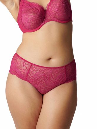 Simone P&eacute;r&egrave;le Exotica Lace Boyshort In Raspberry
