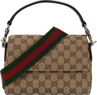 Gucci Handbags - Heren - Handtassen - Beige - ONE Size - Leer - Tassen