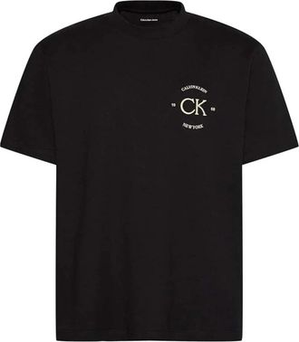 Calvin Klein Jeans 20S April Graphic Season - Heren - T-shirts - Zwart - L - Katoen - Tops