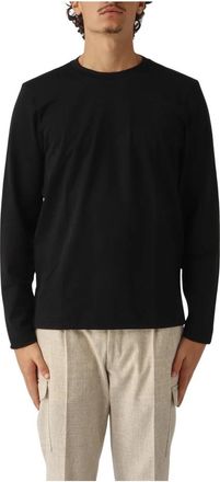 Gran Sasso Heren, Tops, Zwart, Maat: S