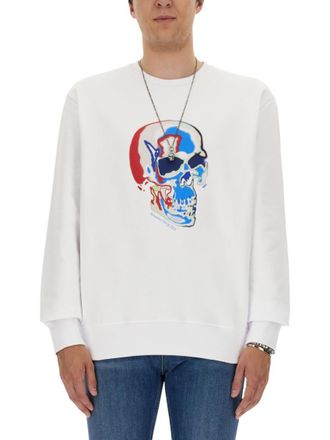 Alexander McQueen White Crew Neck Sweatshirt