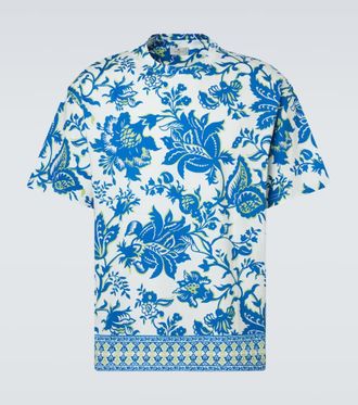 Etro Floral cotton jersey T-shirt