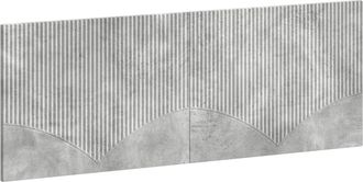 vidaXL Cabecero Montada En La Pared Hoorn Gris Hormig&oacute;n Vidaxl