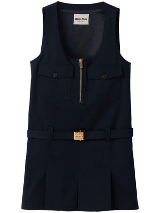 Miu Miu Chino mini dress - Blue