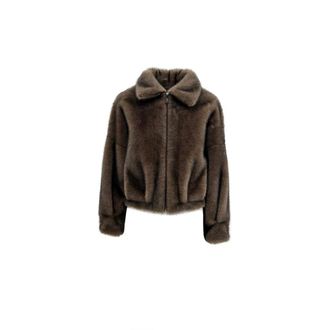 VALENTINI 1972 ECO Mink - female - VALENTINI 1972 - Faux Fur & Shearling Jackets - Brown - 2XS - Jackets