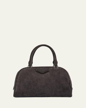 Givenchy Antigona East-West Top-Handle Bag in Suede