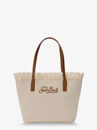 MC2 Saint Barth Borsa a spalla City bag Mid Fringe in canvas - MC2 SAINT BARTH - gender_Woman
