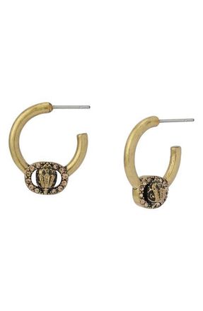 Kurt Geiger Small Chelsea Hoop Earrings in Brass at Nordstrom
