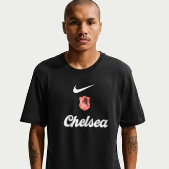 Nike Chelsea FC Nike Mens Soccer T-Shirt in Blue | IB4094-426