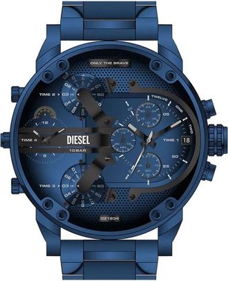 Diesel Watches - Heren - Horloges - Blauw - ONE Size - Accessoires