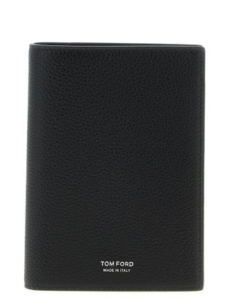 Tom Ford Hammered Leather Passport Holder