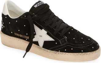 Golden Goose Ball Star Low Top Sneaker in Black/Milk at Nordstrom, Size 10Us