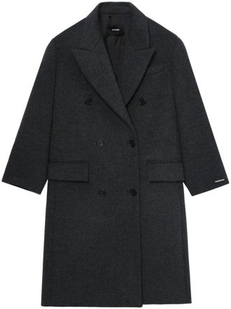 We11done Jas met dubbele rij knopen - Grijs