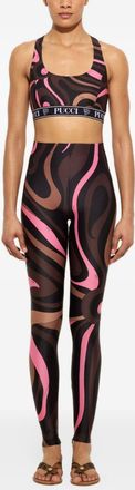 Pucci Printed Leggings - Black