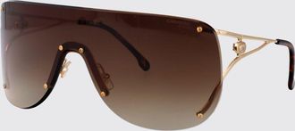 Carrera Occhiali da sole aviator in metallo con lenti ambrate e logo