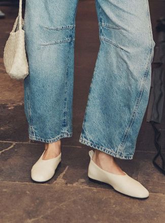 SOEUR Womens Bala leather ballet flats Women