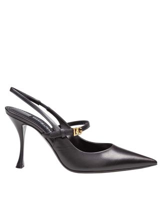 Dolce & Gabbana Nappa Leather Slingbacks