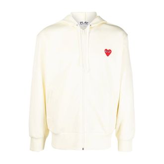 Comme Des Gar&ccedil;ons Heren, Sweatshirts & Hoodies, Beige, Maat: XL Poliester