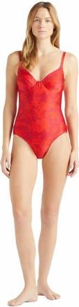 Vilebrequin Womens Flower Power Underwire One-Piece Swimsuit in Lipstick at Nordstrom, Size Medium