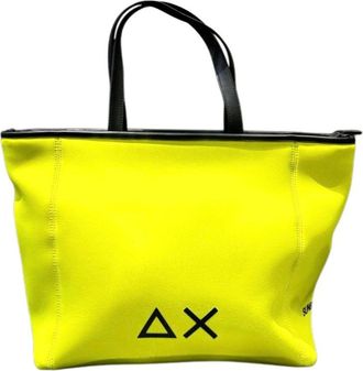 Sun 68 Tassen, Dames, Geel, ONE Size, Gele Shopper Tas Z3525163