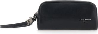 Dolce & Gabbana Dolce & Gabbana Black Leather Beauty Case