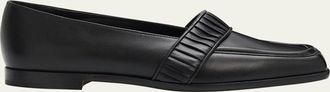 Manolo Blahnik Minoffa Leather Loafers